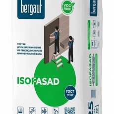 Bergauf Isofasad Клей для плит из пенополистирола и минваты ЗИМА 25 кг/56под